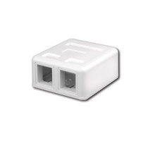 VANCO  820341                 Surface Mount Housings for Datacom Jacks, Color: Ivory & Type: Single Housing