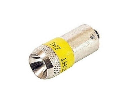 ABB  KA2-2223   Yellow 230V AC LED bulb.