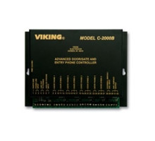 VIKING ELECTRONICS  C-2000B                 Door Entry Control for 1-4 Entry Phones, Provides C.O. Sharing, Caller ID, Door Strike and Keyless Entry