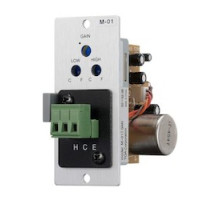 TOA ELECTRONICS INC  M-01M                 Amplifier Microphone Input Module, Male XLR Connector, 24 Volt DC, 9 Milliampere, 600 Ohm, 25 Hertz to 20 Kilohertz, -60 dB 1.38