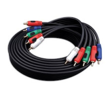 VANCO  DV336LR                 RGB Component Video Cable With Left./right Digital Audio- Length: 3 Ft.