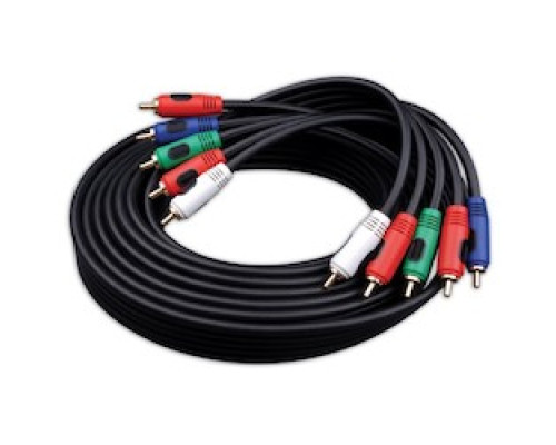 VANCO  DV336LR                 RGB Component Video Cable With Left./right Digital Audio- Length: 3 Ft.