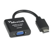 MUXLAB INC  500466                 HDMI to VGA Converter, HDMI 1.3, 1080/1920 x 1200 Resolution, 1.77