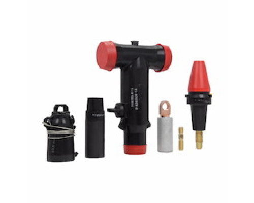 COOPER POWER SYSTEMS  TP615FF25TCCE                 Eaton Cooper Power series T-OP II deadbreak connector, 600A, 15 kV, AC 1 min: 34 kV, DC 15 min: 53 kV, BIL: 95 kV, Min corona: 11 kV, Cable insul: 1.26-1.64 inch, Strand: 750 kcmil, Sol