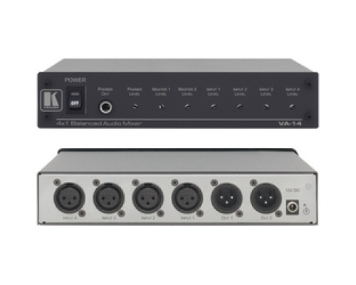 KRAMER 21-7651090 VA-14         4-Channel B Audio Mixer