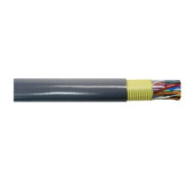 SUPERIOR ESSEX 55-499-25  ABAM 600B Series Central Office Cable, Riser Rated, 100 Ohm Impedance, 12 Pair, 22 AWG, Tinned Copper Conductor, Dielectric Core Wrap, Corrugated 8 mil Aluminum Shield, Grey PVC Jacket, 7000 FT. Reel