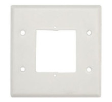 TOA ELECTRONICS INC  SO-MIX-PLATE                 Wallplate, 2-Gang, Metal, White, For SO-MIX-T-24V Remote Mixer