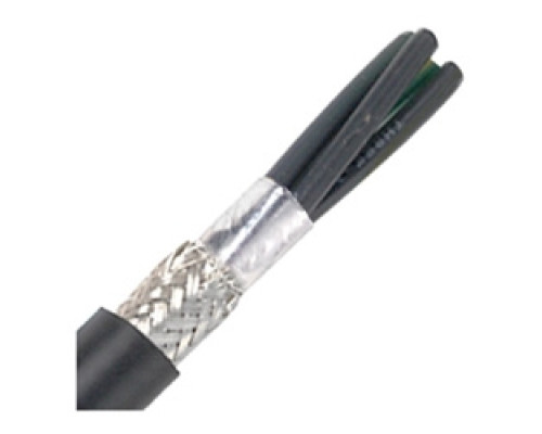 LAPP GROUP 761604         Reduced-Diameter VFD Cable, Stationary, 16 AWG 1.50 mm2 , 4 conductor, Black Polymer Jacket, Shielded, 0.465