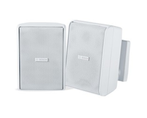 BOSCH SECURITY SYSTEMS LB20-PC15-4L         Two-way 4-inch cabinet loudspeaker, with easy wall-mount system, internal 15W 70/100-volt line transformer, weather-resistant IP54 packaged in pairs , white