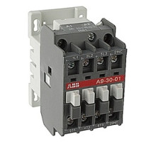 ABB  A9-30-01-81   Non Rev Contactor, 21A, 3 Pole, NO 1 NC Aux Cont, 24 V AC Coil