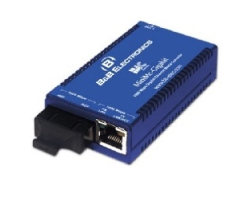 ADVANTECH IMC-371-MM-PS 855-10730  MiniMc-Gigabit, TX/SX-MM850-SC includes AC power adapter