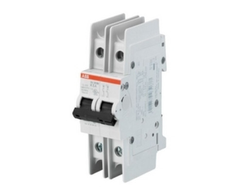 ABB  SU202M-K2  2CDS272337R0277   Miniature Circuit Breaker K-Characteristic, 10kA, 2A, 2P UL489