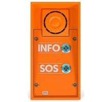 AXIS COMMUNICATIONS  01354-001  9152102W                 2N IP Safety Security Intercom, 217mm Width x 83mm Depth x 109mm Height, With 2-Button INFO/SOS and 10W Speaker