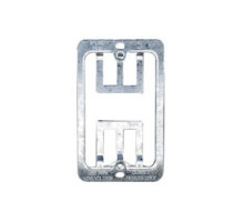 LEVITON  C0224                 Wallplate Mounting Brackets, 1-Gang, bulk polybag Pack, rack pack carton, Pack of 2