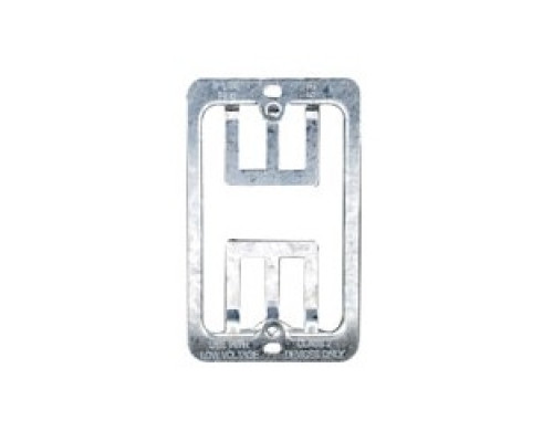 LEVITON  C0224                 Wallplate Mounting Brackets, 1-Gang, bulk polybag Pack, rack pack carton, Pack of 2