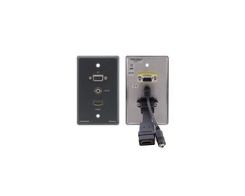 KRAMER  80-000119  WXA-H/USB                 15-pin HD, 3.5mm Audio & HDM Wall Plate