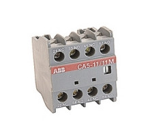 ABB  CA5-11/11M   4 pole front mounted instantaneous auxiliary contact block with 1 NO and 1 NC contact