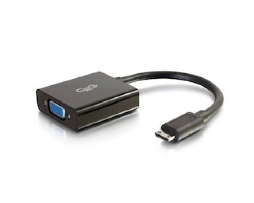 C2G  CG41353  41353                 Mini HDMI M To VGA F Dongle With Power