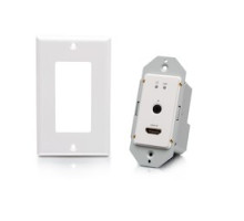 C2G  C2G30021                 C2G 4K HDMI HDBaseT + RS232 and IR Single Gang Wall Plate Transmitter