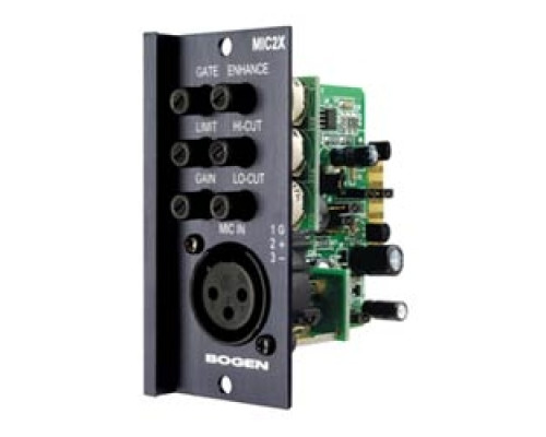 BOGEN  MIC2X                 Mic input module, balanced, transformer-isolated, XLR