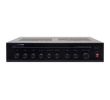 SPECO TECHNOLOGIES  PMM120A                 Power Mixer Amplifier, 1-Zone, Public Address, Long Running, 60 dB Microphone/TEL, 70 dB Line, 120 Volt AC, 50/60 Hertz, 120 Watt, 16.9