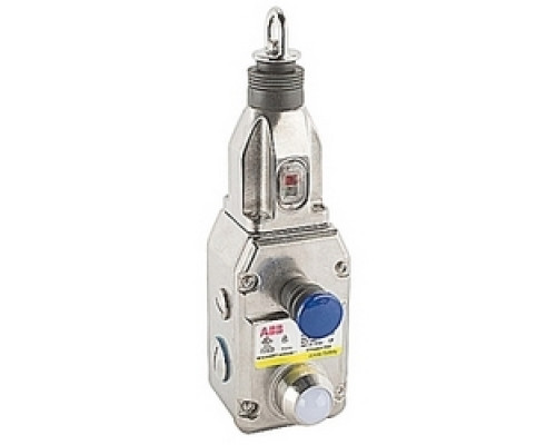 ABB  2TLA050202R1322   General duty stainless steel safety rope pull switch with 2 NC and 2 NO contacts, NPT connector and 24V DC LED