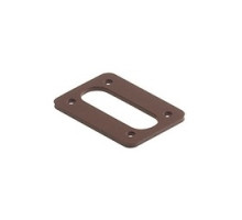 HIRSCHMANN  731490002   GSA 20-3 NBR light brown; Flat Gasket for Appliance Connector GSA 20, material: NBR, temperature range: -30C to +90C