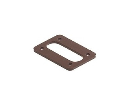HIRSCHMANN  731490002   GSA 20-3 NBR light brown; Flat Gasket for Appliance Connector GSA 20, material: NBR, temperature range: -30C to +90C