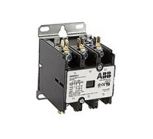 ABB  DP30C3P-2   3 pole, 30 amp, non-reversing, definite purpose contactor, 208/240V AC coil, industry standard mounting plate