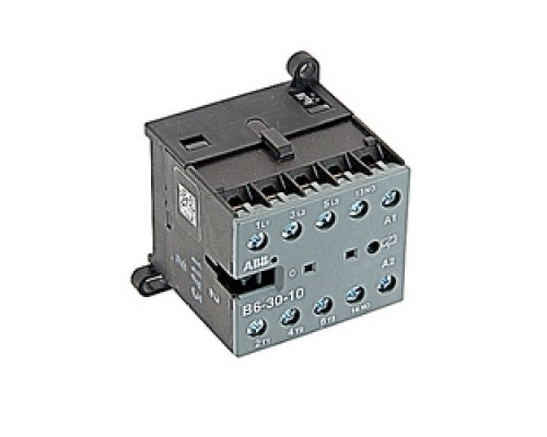 ABB  B6-30-10-85   Mini Contactor, Non Rev, 3Pole, 12A, 1NO Aux Cont 380-415 V AC Coil