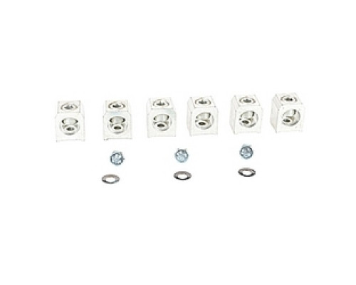 ABB OZXA-402  Terminal Lug Kit, Accepts 2 4AWG-300MCM Wires, 6 Lugs/Kit