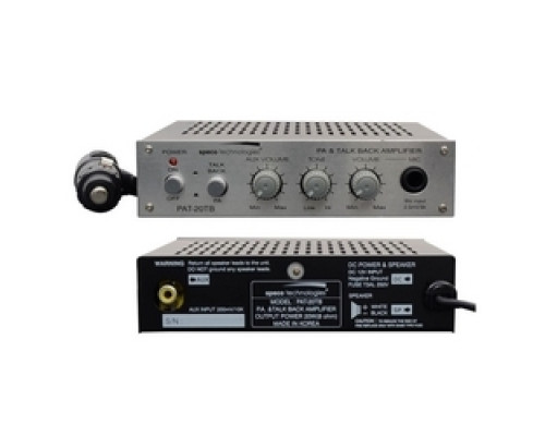 SPECO TECHNOLOGIES  PAT20TB                 20 W Mobile Amplifier with 2-way Communication