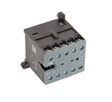 ABB  B6-30-01-01   Mini Contactor, Non Rev, 3Pole, 12A, 1NC Aux Cont 24 V AC Coil