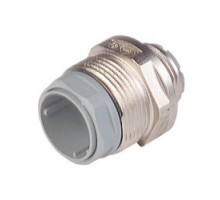 HIRSCHMANN  931434001   N6R AM; Panel-mounted connector with metal screw-in casing, 6 contacts + PE, male, PG13.5, DIN 43651, 10A 250V AC/DC, grey housing, unassembled