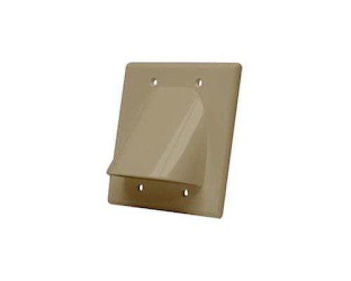 VANCO  WPBWI                 Bulk Cable Wall Plates, Single & Ivory