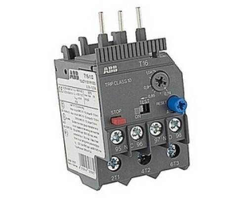 ABB  T16-1.0   3 pole thermal overload relay with 0.74-1.00 amp setting range