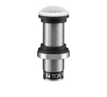TOA ELECTRONICS INC  EM-600                 Microphone, Wired, Boundary, Omnidirectional, XLR-3-12 Connector, Flush Mount, 30 Hertz to 20 Kilohertz, 120 Ohm, -36 dB, 1.1
