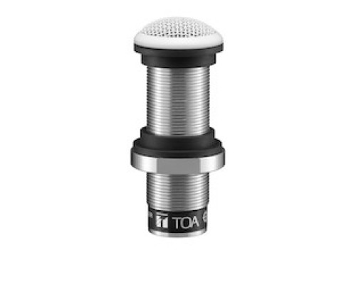 TOA ELECTRONICS INC  EM-600                 Microphone, Wired, Boundary, Omnidirectional, XLR-3-12 Connector, Flush Mount, 30 Hertz to 20 Kilohertz, 120 Ohm, -36 dB, 1.1