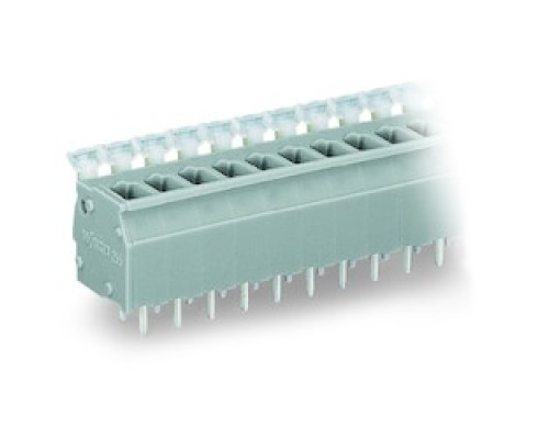 WAGO CORPORATION  255-402   TERMINAL STRIPS GREY 2 SOLDER PINS/POLE 2 POSITION