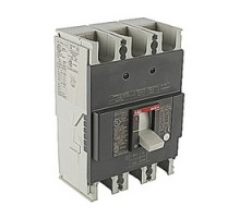 ABB  A2N225TW   3 pole, 225 amps rated at 240V AC and 250V DC, fixed trip point molded case circuit breaker, with a thermal magnetic trip device and 25kA at 240V AC/DC interrupt current rating