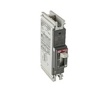 ABB  A1N100TW-1   1 pole, 100 amps rated at 240V AC and 125V DC, fixed trip point molded case circuit breaker, with a thermal magnetic trip device and 14kA at 240V AC and 10kA at 125V DC interrupt current rating