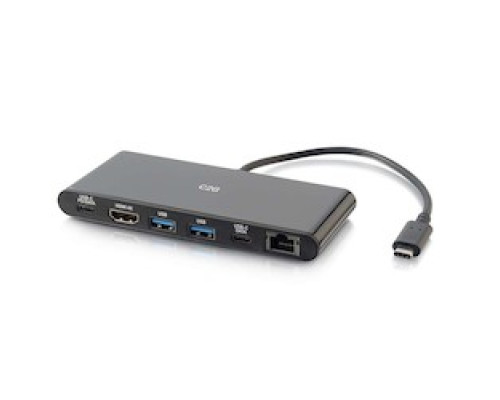 C2G  CG28845  CG28845                 C2G USB C Docking Station with HDMI, Ethernet, and USB - Power Delivery up to 60W