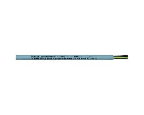 LAPP GROUP  0015203                 Cable, Flexible, OLFLEX 150, 18 AWG/3C, 600V, UL AWM, CSA AWM FT1, HAR, CE