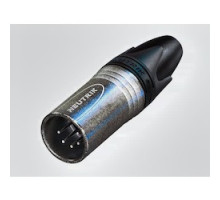 NEUTRIK  NC5MXX                 Cable End XX Series - Male 5 Pin - Nickel/Silver