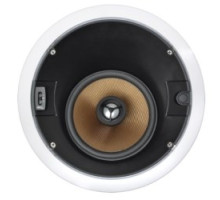ON-Q/LEGRAND  HT7655                 In-Ceiling Speaker, Angled, Single Voice Coil, 100 Watt RMS/200 Watt Peak, 55 Hertz to 20 Kilohertz, 89 dB, 6.5