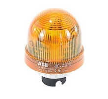 ABB  KSB-203Y   Optical module for signal beacon with flashing yellow Xenon tube flashing light, 24 V DC, with integrated xenon tube