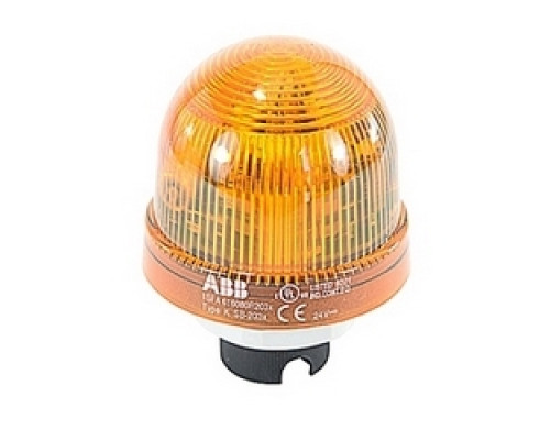 ABB  KSB-203Y   Optical module for signal beacon with flashing yellow Xenon tube flashing light, 24 V DC, with integrated xenon tube