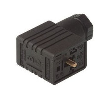 HIRSCHMANN  932987100   GMN 209 NJ black; Cable Socket with central screw M 3 x 35, 2 contacts + PE, PG9, Type B, DIN EN 175 301-803-B