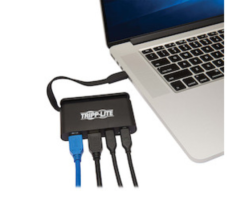 TRIPP LITE  U460-T04-2A2C-2                 USB 3.1 GEN 2 USB-C PORTABLE, HUB WITH 2 USB-C PORTS AND 2, USB-A PORTS