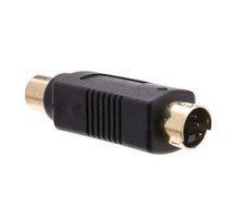 VANCO  120074                 S-Video Mini Din 4 Pin Male Plug to RCS Female Jack